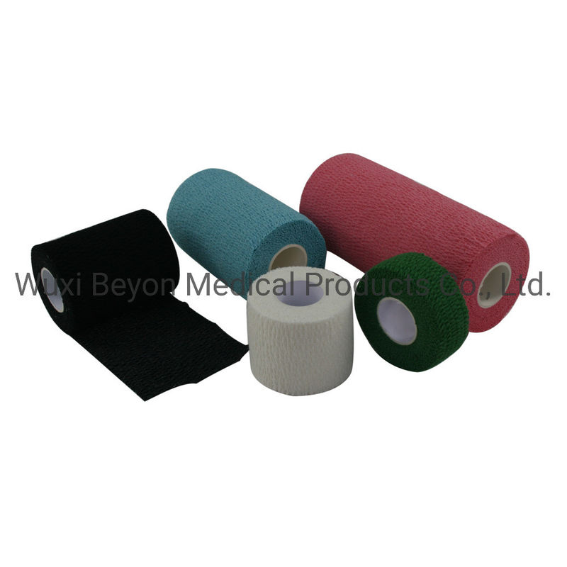 Elastic Adhesive Medical Tape Green Weightlifting Cotton Adhesive Bandage