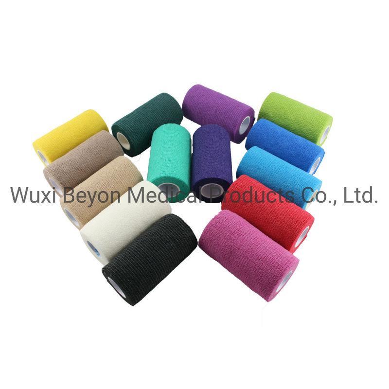 Support Non Woven Cohesive Bandage Self-Adherent Elastic Cohesive Wrap Vet Bandage