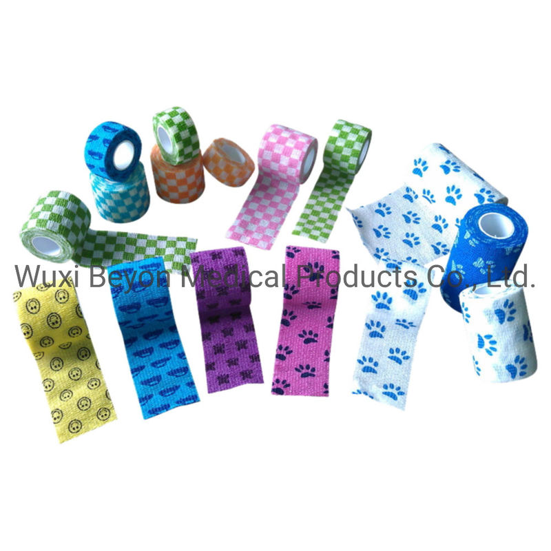 Cohesive Dressing Non Woven Cohesive Bandage Healthcare Wrap Athletic Medical
