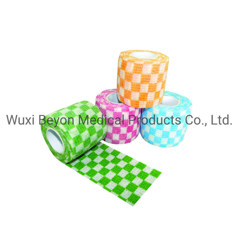 Cohesive Strapping Tape Non Woven Cohesive Bandage Vet Wrap Sports Ankle